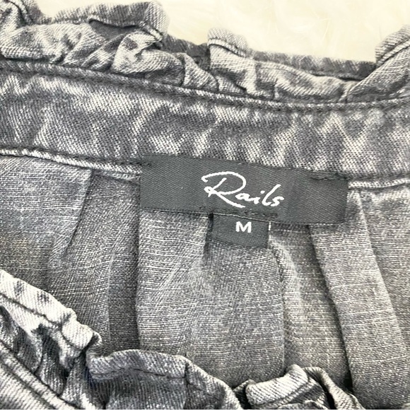 RAILS Camille Button-Down Denim Blouse - Picture 5 of 5